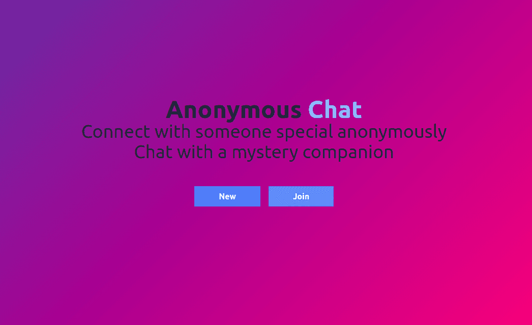 Anonymous Chat